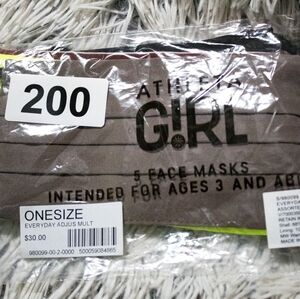 Athleta Girl Everyday Face Masks - Multicolor 5 pack
